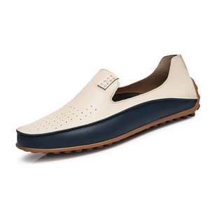 Korean version of breathable perforated casual and driving shoes