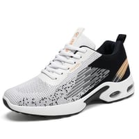 Air-cushioned shoes, breathable casual running shoes with a mesh surface
