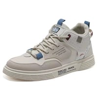 Trendy casual sports sneakers for men, versatile flat-bottomed work shoes in winter